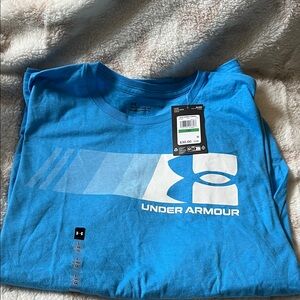 Under Armour mens Bright Blue Tee
